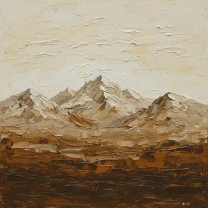 Tierra Monolítica: Un Estudio Escultórico De Cumbres Atemporales Y Sombras Ocre