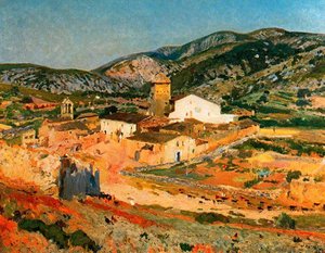 Olesa De Bonesvalls. Barri De L'hospital — Joaquim Mir