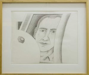 Self-Portrait for Bedroom Painting No. 15