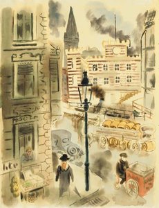 Street Scene, Berlin 3 — George Grosz, Dadaism