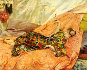 A Portrait Of Sarah Bernhardt — Georges Antoine Rochegrosse