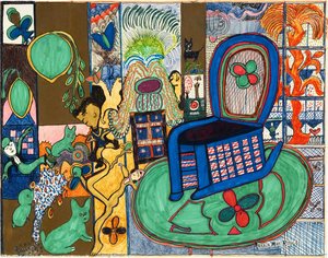 Rocking Chair — Nellie Mae Rowe, Contemporary Art