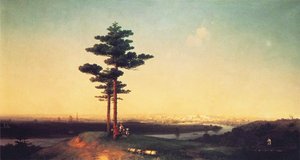 View Of Moscow From Sparrow Hills — Ivan Konstantinovich Aivazovsky