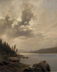 Boating On A Cloudy Day — Herman Herzog