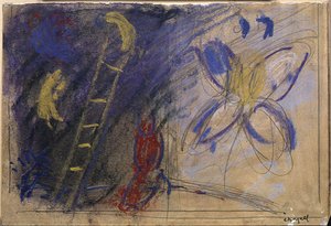 Study To ''the Jacob's Dream'' — Marc Chagall