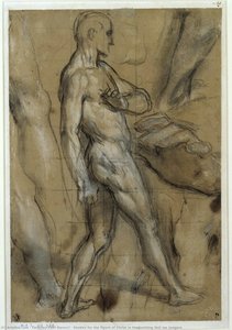 Studien Für Die Christusfigur Im Gemälde Noli Me Tangere — Federico Fiori Barocci, Barock