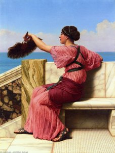 The Signal — R.b.a John William Godward, Neo-classicism