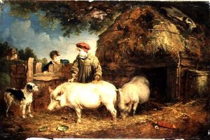 Feeding The Pigs — Edmund Bristow