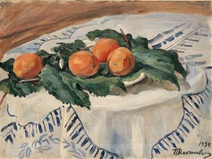 Still Life. Oranges. — Pyotr Konchalovsky