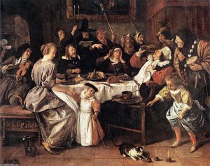 Twelfth Night — Jan Havickszoon Steen