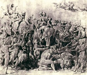 El Triunfo De Baco En La India — Conrad Martin Metz