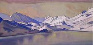 Lake In The Mountains. Baralacha Pass. — Nicholas Roerich