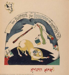 Der Stock Kam Und Schlug Auf Den Hund — El Lissitzky, Surrealist Expression