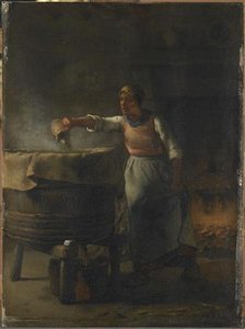 La Lessiveuse — Jean-françois Millet, Contemporary Realism