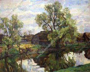 Pond — Pyotr Konchalovsky