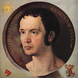 Portrait Of Johann Kleberger,1526, Kunsthistorisches M — Albrecht Dürer