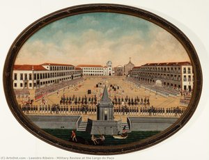 Military Review At The Largo Do Paço — Leandro Ribeiro, Contemporary Realism