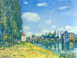 The Straw Rent — Alfred Sisley, Impressionism