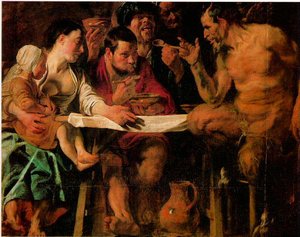 Satyr And Peasant — Jacob Jordaens