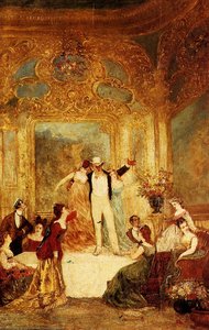 An Evening At The Paiva — Adolphe Joseph Thomas Monticelli, Romanticism