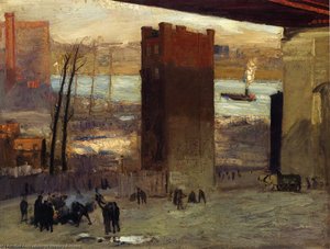 Ein Einsames Mietshaus — George Wesley Bellows, American Realism