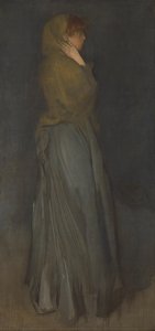 ‘arrangement In Yellow And Gray’: Effie Deans, James Abbott Mcneill Whistler, C. 1876 - C. 1878 — James Abbott Mcneill Whistler, Aestheticism Whistler