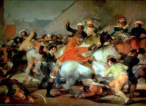 The Second Of May, 1808 At The Puerta Del Sol — Francisco José De Goya Y Lucientes, Romanticism