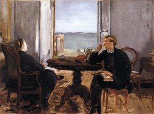Interior En Arcachon — Édouard Manet