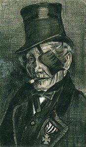 Hombre Huérfano Con Ropa De Domingo Y Vendaje En El Ojo — Vincent Willem Van Gogh, Postimpresionismo