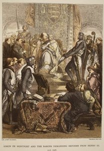 Simon De Montfort And The Barons Demanding — John Gilbert