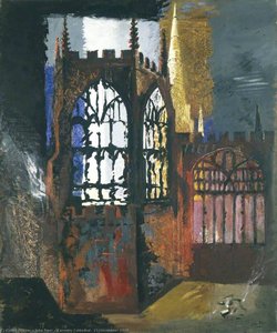 Coventry Cathedral, 15 November, 1940 — John Piper