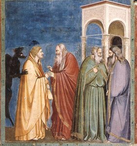 Scrovegni - [28] - Judas Erhält Zahlungs Für Seinen Verrat — Giotto Di Bondone