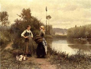 A Conversation — Daniel Ridgway Knight