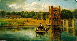 The Thames At Datchet Ferry — William Havell