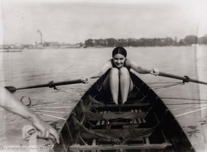Woman In Rowboat — Martin Munkácsi