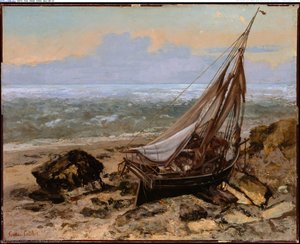 The Fishing Boat — Gustave Courbet, Realist Landscape