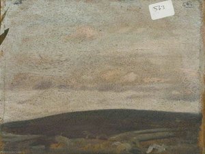 Landscape (verso) — Sir Alfred James Munnings, Impressionistic Style