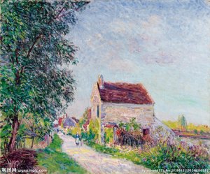 The Village Of Sablons — Alfred Sisley