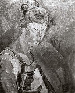The Clowness, (painting) — Alfred Henry Maurer