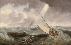 The Rescue Boat — John Christian Schetky