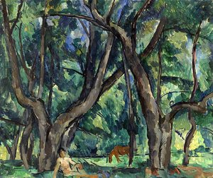 The Boy In The Park — Pyotr Konchalovsky