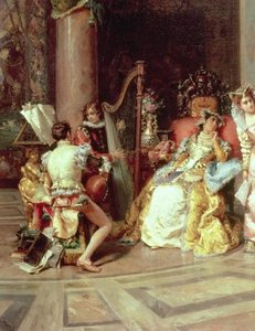 Galileo At The Court Of Isabella — Cesare Auguste Detti