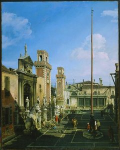 The Arsenal, Venice — Bernardo Bellotto