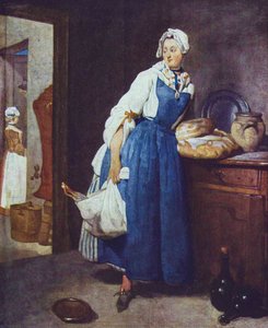 Servant Returning From The Market (la Pourvoyeuse) — Jean-baptiste-siméon Chardin, Neoclassicism