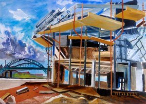 The Construction of Prospect Building No.4, University of Sunderland, Tyne and Wear