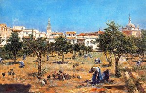 La Huerta Del Retiro In Seville. — José Villegas Cordero