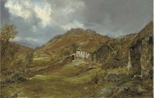 A Highland Cottage, Aberfoyle — Horatio Mcculloch