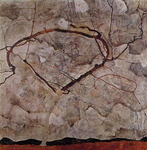 Autumn Tree In Movement — Egon Schiele, Expressionism