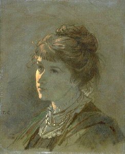 Portrait De Jeune Fille — Thomas Couture