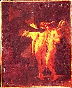 L'hymen Et L'amour Buvant Dans La Coupe De L'amitie — Jean Baptiste Baron Regnault, Baroque